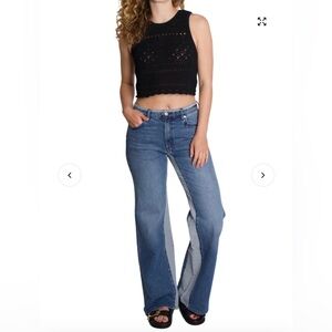 Daily Blue Virgo two tone wide leg jeans size 31